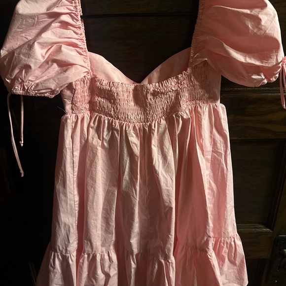 Pants Store,Elegant Pink Mini Dress, NWT, Size Large - Picture 3 of 12